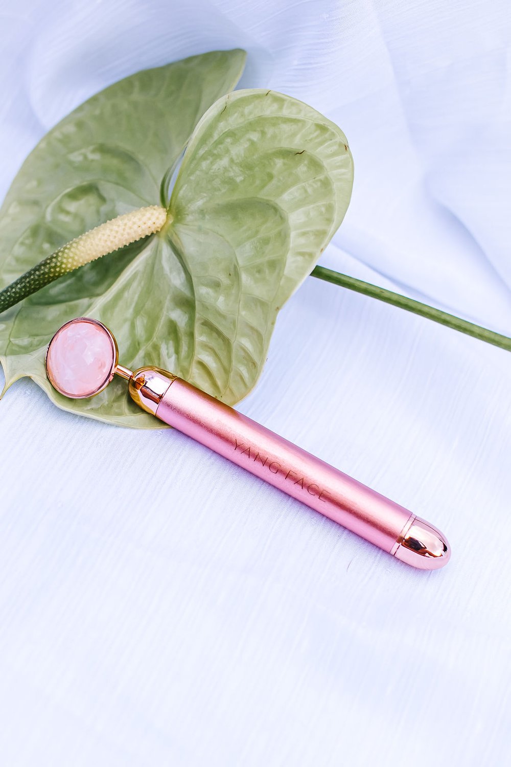 Vibrating Rose Quartz Gua Sha Tool